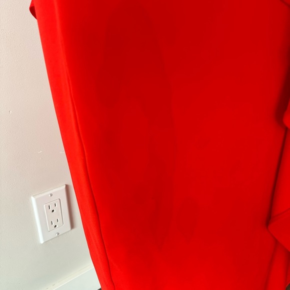 Lovers + Friends Cleo Red Ruffle Midi Dress - Picture 9 of 9